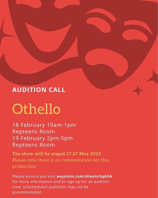 Othello Audition